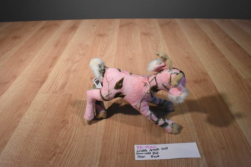 Wildlife Artists Pink Camo Wild 2014 White Tail Deer Plush