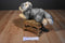 Aurora Miyoni Grey Wolf Beanbag Plush
