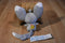 Jakks Pacific Pokemon Minccino Grey Mouse 2011 Plush