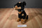 Toy Netwokk Sitting Rottweiler with Spiked Collar