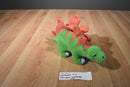 Wild Republic Green, Orange and Blue Stegosaurus 2014 Plush