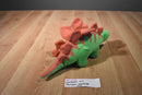Wild Republic Green, Orange and Blue Stegosaurus 2014 Plush