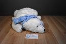 Joann Stores Large Polar Bear Plush with Blue Snowflake Scarf