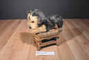Aurora Flopsie Yorky the Gray and Tan Yorkshire Terrier Beanbag Plush