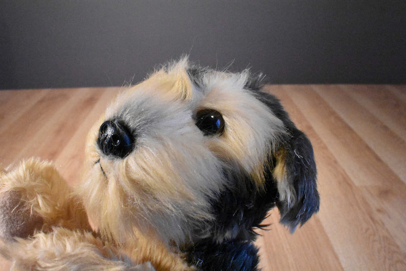 Aurora Flopsie Yorky the Gray and Tan Yorkshire Terrier Beanbag Plush
