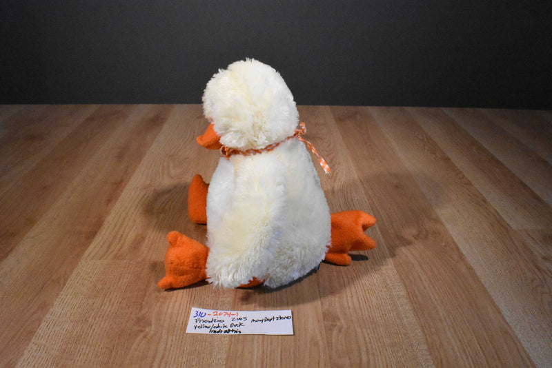 May Dept. Stores Friendzies Yellow and White Duck 2005 Beanbag Plush