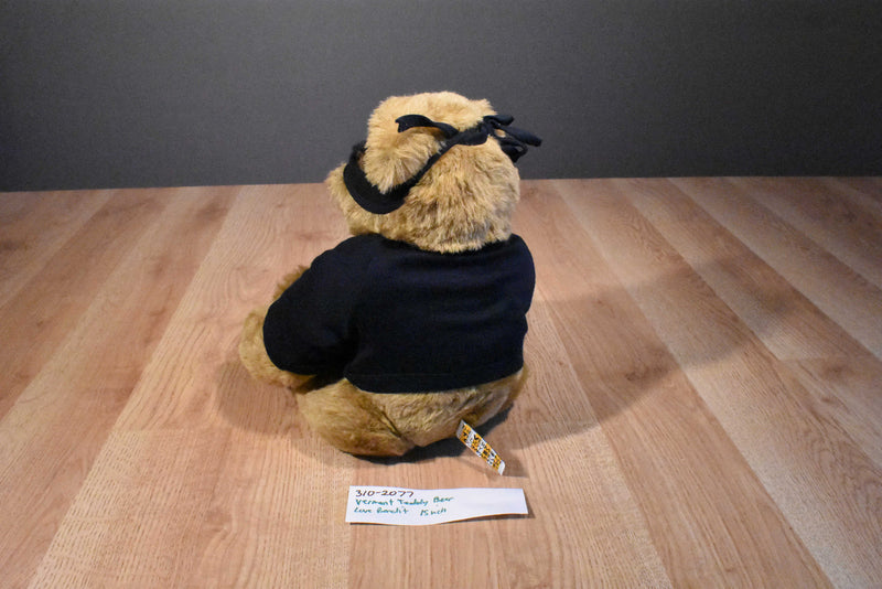 Vermont Teddy Bear The Love Bandit Brown Bear Plush