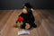 Tri Russ Target Chimp with Red Heart and Small Monkey Beanbag Plush