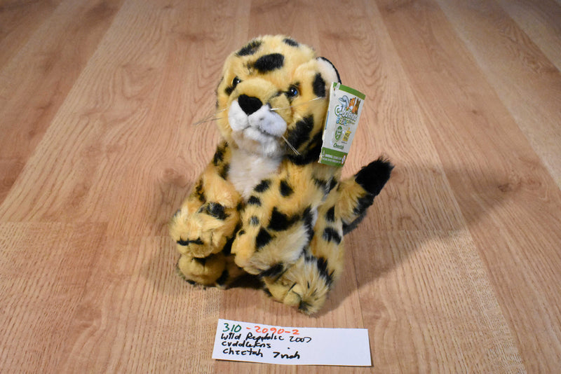 Wild Republic Cuddlekins Babies Cheetah 2007 Beanbag Plush