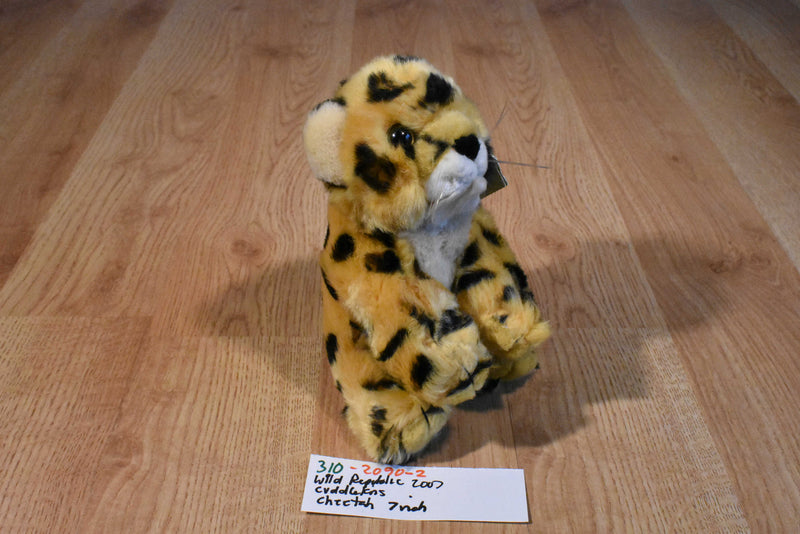 Wild Republic Cuddlekins Babies Cheetah 2007 Beanbag Plush