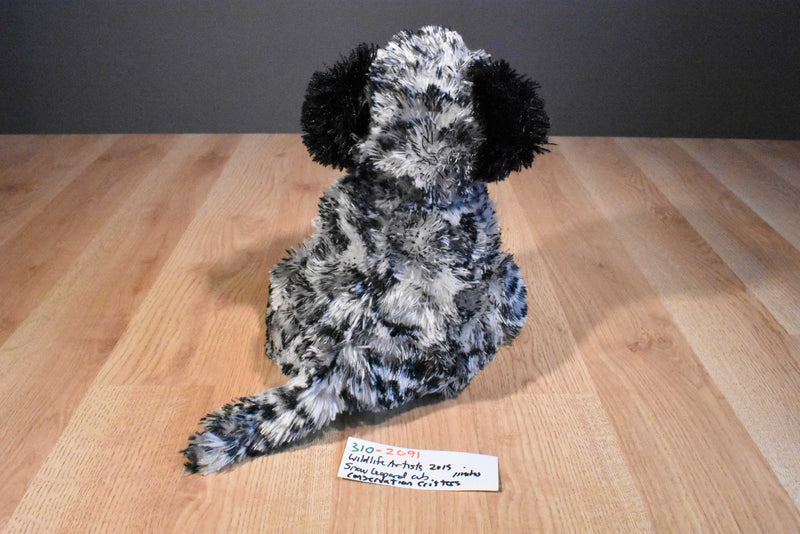 Wildlife Artists Black and Grey Spotted Snow Leopard Cub 2015 Plush
