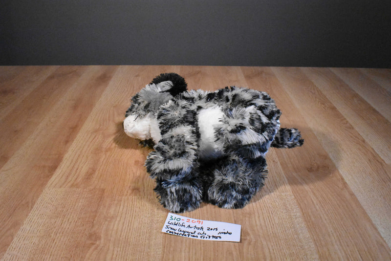 Wildlife Artists Black and Grey Spotted Snow Leopard Cub 2015 Plush