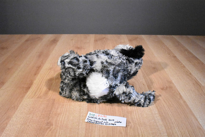 Wildlife Artists Black and Grey Spotted Snow Leopard Cub 2015 Plush