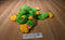 Ty Buddies and Babies Smoochy Green and Yellow Frog 1997 1998 Beanbag Plush