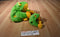 Ty Buddies and Babies Smoochy Green and Yellow Frog 1997 1998 Beanbag Plush