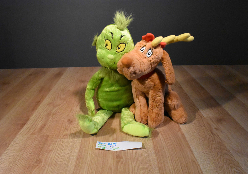 Kohl's Floppy Grinch and Max 2010 Plush