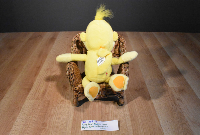 Nanco Care Bear Cousins Playful Heart Yellow Monkey 2005 Plush