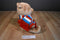 Disney Store Christmas Pooh 2008 Plush Wearing Sweater and Scarf