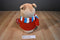 Disney Store Christmas Pooh 2008 Plush Wearing Sweater and Scarf