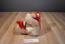 Disney Store Christmas Pooh 2008 Plush Wearing Sweater and Scarf