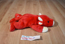 Ty Beanie Buddy 1998 and Baby 1995 Snort Red Bull Beanbag Plush