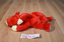 Ty Beanie Buddy 1998 and Baby 1995 Snort Red Bull Beanbag Plush