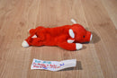 Ty Beanie Buddy 1998 and Baby 1995 Snort Red Bull Beanbag Plush
