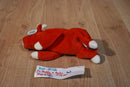 Ty Beanie Buddy 1998 and Baby 1995 Snort Red Bull Beanbag Plush