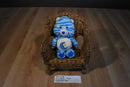 Play Along Care Bears Goodnight  Bear(Blue Zebra Pattern) 2005 Plush