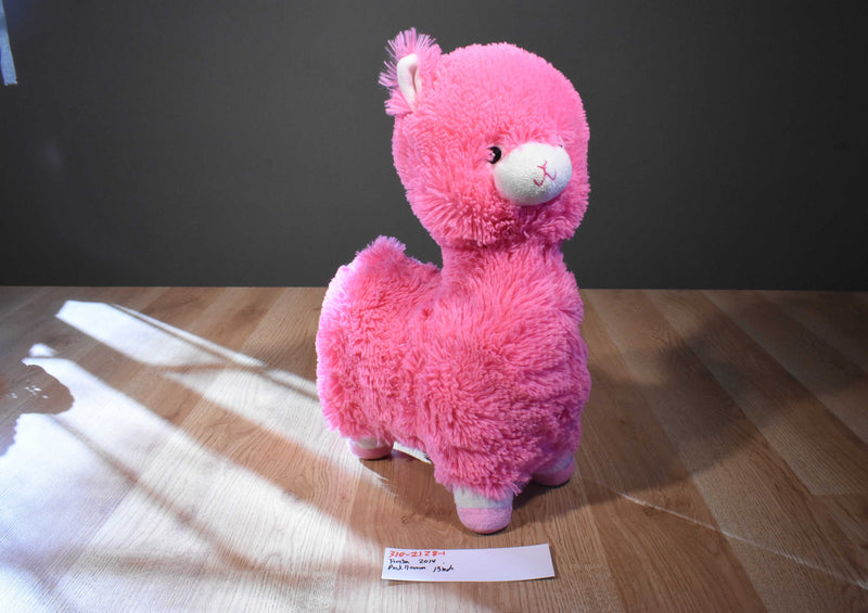 Fiesta Pink and White Llama Alpaca 2014 Plush