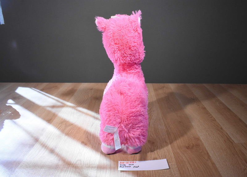 Fiesta Pink and White Llama Alpaca 2014 Plush