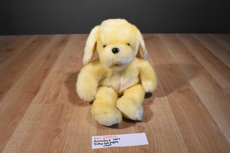 Nanco Animaland Yellow Lab Puppy Dog2007 Plush