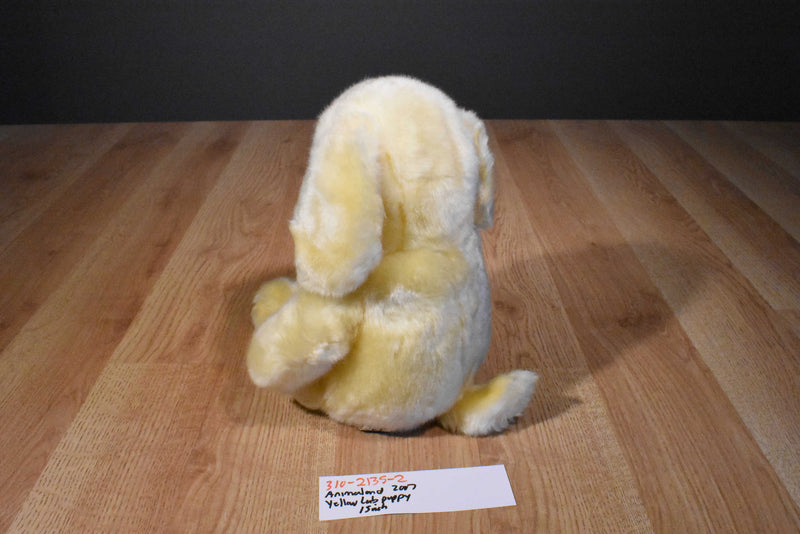 Nanco Animaland Yellow Lab Puppy Dog2007 Plush