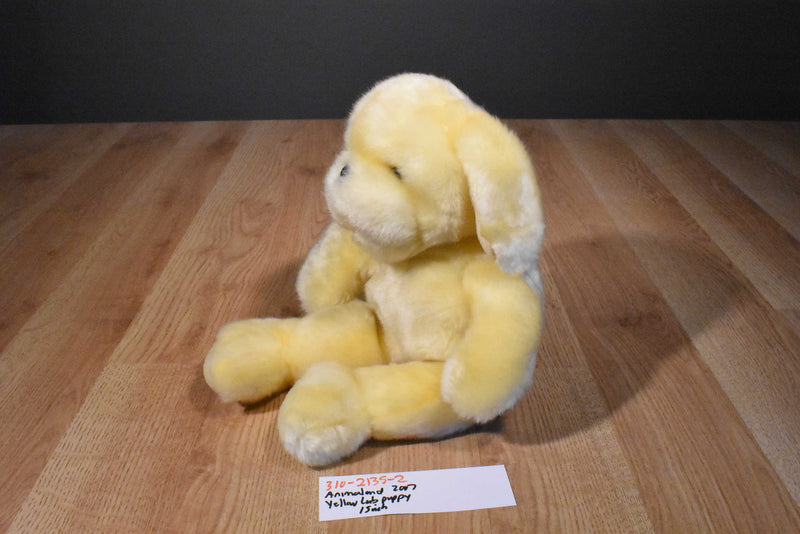 Nanco Animaland Yellow Lab Puppy Dog2007 Plush
