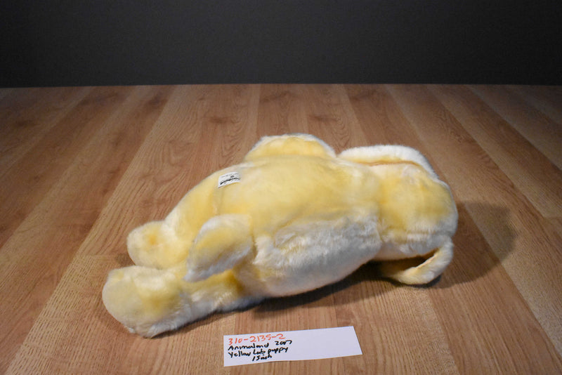 Nanco Animaland Yellow Lab Puppy Dog2007 Plush