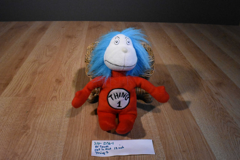 Universal Studios Dr. Seuss Thing 1 2003 Beanbag Plush