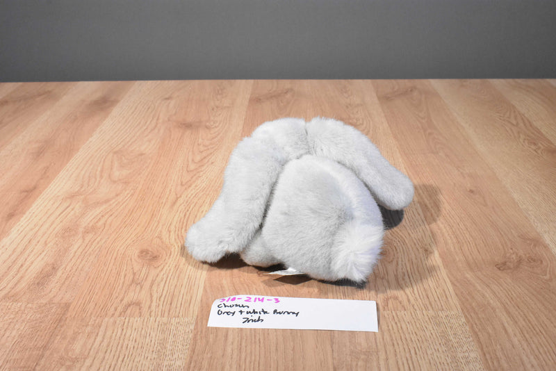 Chosun Grey and White Bunny Rabbit Plush