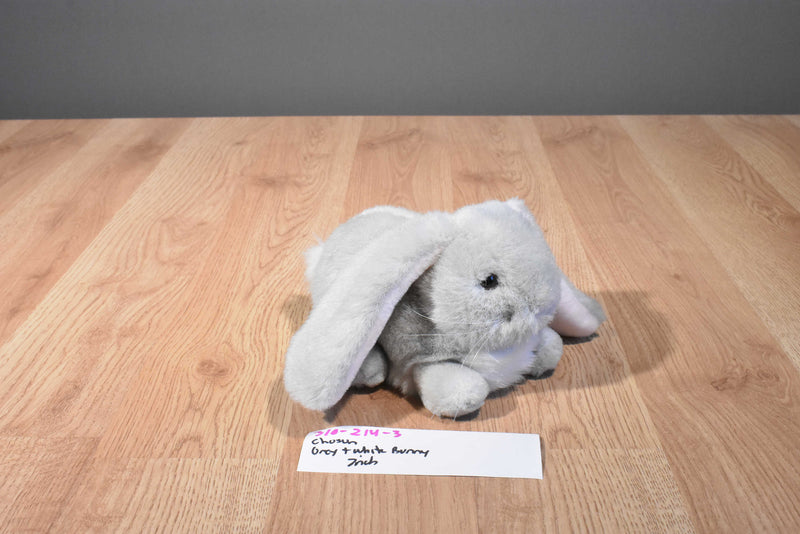 Chosun Grey and White Bunny Rabbit Plush