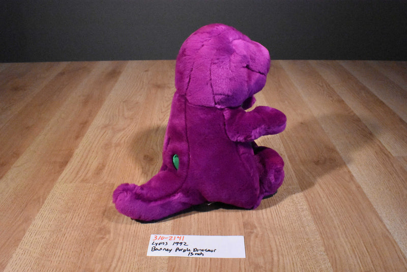 Lyons Barney the Purple and Green Dinosaur 1992 Plush