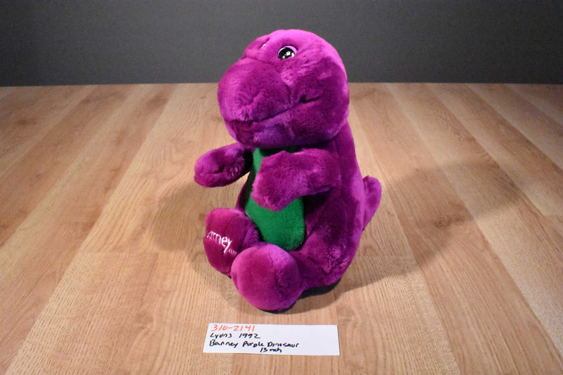 Lyons Barney the Purple and Green Dinosaur 1992 Plush
