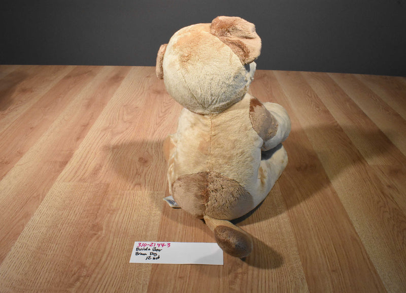 Build a Bear Tan and Brown Puppy Dog Plush