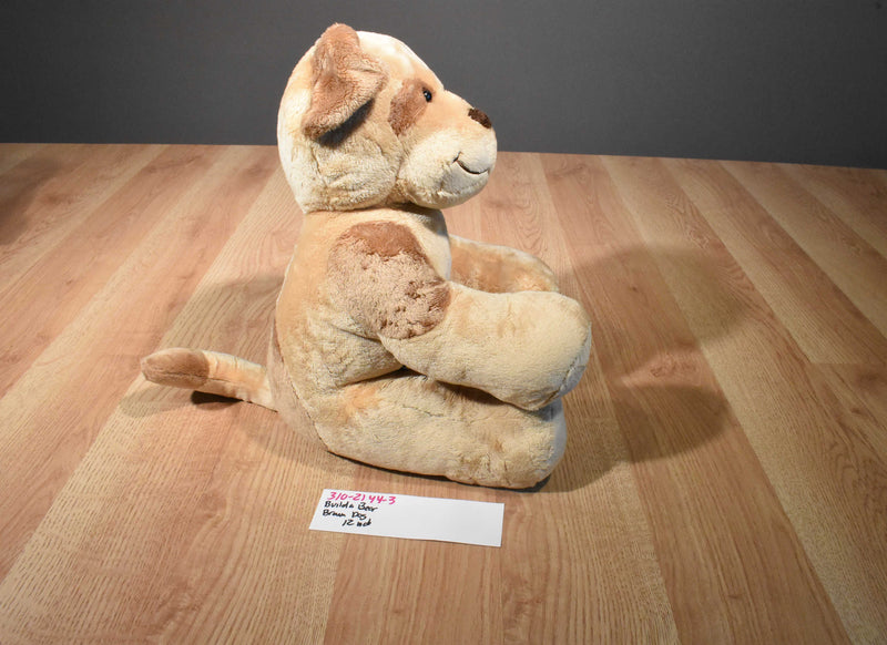 Build a Bear Tan and Brown Puppy Dog Plush