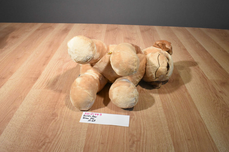 Build a Bear Tan and Brown Puppy Dog Plush