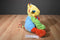 Little Jellycat Rainbow Lion Beanbag Plush
