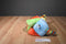 Little Jellycat Rainbow Lion Beanbag Plush