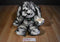 Fairview Soft Creations White and Black Puppy Dog Plush with a Bell