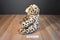 Build a Bear Cheetah 2011 Plush with Open Mouth and Pink Tongue