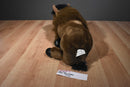 Beta Toys Laying Down Bison Buffalo Plush