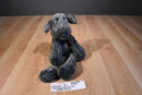 Manhattan Toy Gray Long Legged Puppy Dog 2016 Beanbag Plush