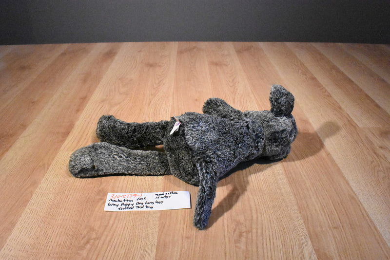 Manhattan Toy Gray Long Legged Puppy Dog 2016 Beanbag Plush